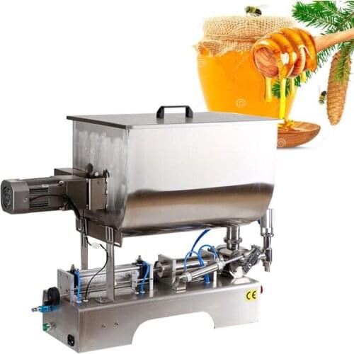 Mixing Type Single Head Paste Filling Machine U-Shaped Hopper Large Capacity Filling Machine