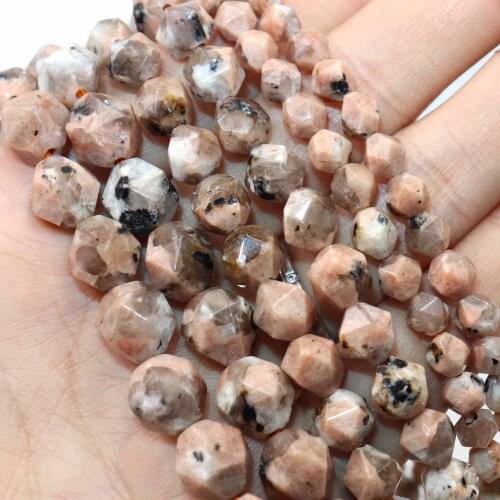 Natural Stone Faceted Gem Mixed Agates Crystals Loose Spacer Beads For Jewelry Making DIY Bracelet Necklace Accessories 6/8/10mm