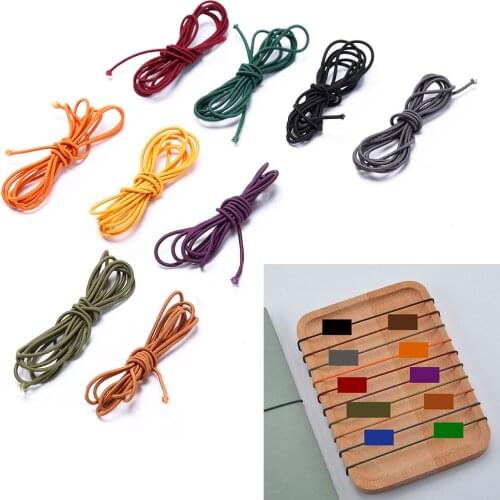 1pc 1 M Elastic String Bungee Cord Length Elasticity Repair Rubber Band Traveler Notebook Accessory Diameter: 1.5mm