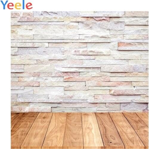 Yeele Marble Brick Wall Wooden Floor Baby Portrait Photography Backgrounds Customize Photographic Backdrops For Photo Studio