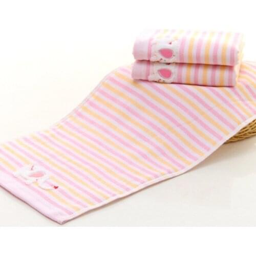 Buy 1 Get 1 Free 50g Cotton Cartoon Cute Small Face Towel 26*50cm Hand Towels Bathroom