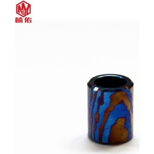 EDC Outdoor Pocket Tool Titanium Mascus Paracord Knife Beads Tail Rope DIY Knife Pendant