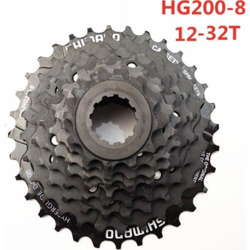 For Shimano CS HG200 CS-HG200 8S MTB mountain Transmission bike flywheel 8 speed cassette 12-32T bicycle parts