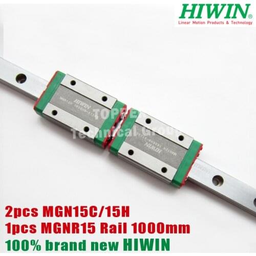 HIWIN MGN15 linear guide rail with 1000mm length mgr15 rails guida lineare MGN15C MGN15H