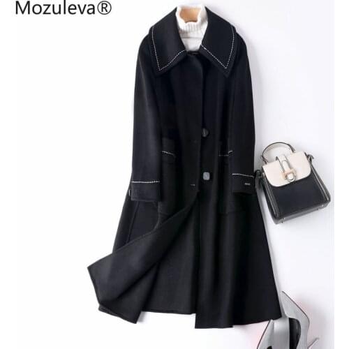 Mozuleva Womens Black Coats