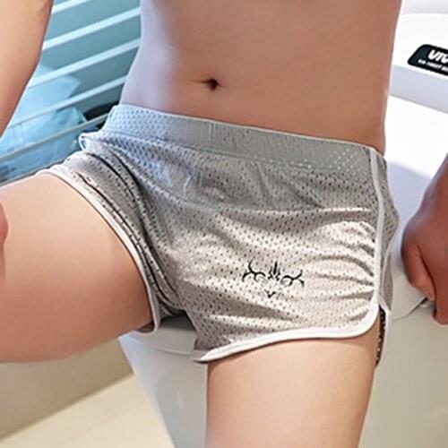 Men Breathable Mesh Arrow Pants Beautiful Trendy Comfortable Home Underpants Mens Underwear Breathable Mesh Arrow Pants Beautif