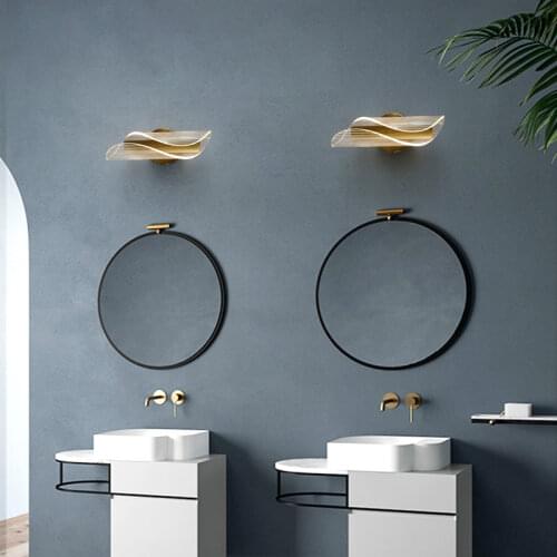 Nordic 2/3/4Head LED Wall Lamp Bathroom Mirror Luxury Gold Up And Ddown Lamp Bedside Bedroom Living Room Interior Lighting