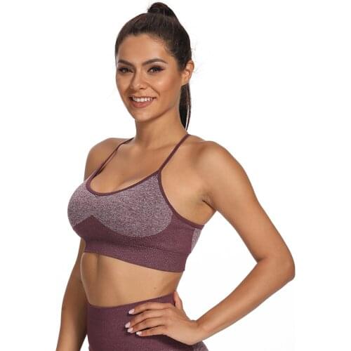 New seamless fitness, slimming, sweat absorbent fitness bra yoga bra pantsuit