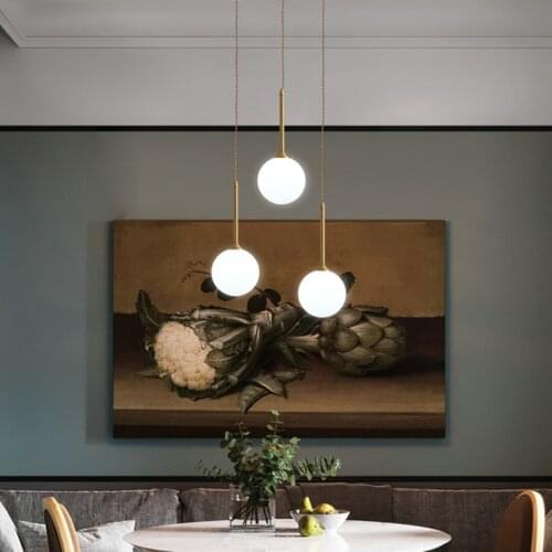 New Pendant Light Modern Hanging Lighting Fixture Glass Ball Bar Table Bedside Dining Small Hall Kitchen Stair Decoration Lamp
