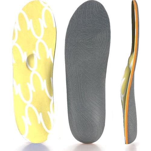 Original length High Arch Support Insoles for flat feet Orthotic Inserts Women and Men iFitna