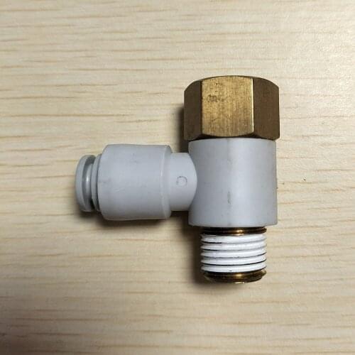 Pneumatic Fittings KQ2VF4/6/8/10/12Quick Plug In Interface Pipe Joint M3 M5 RC1/8" 1/4" 3/8" 1/2"Thread