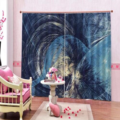 Custom 3D surtains European style for living room bedroom blackout window home drapes