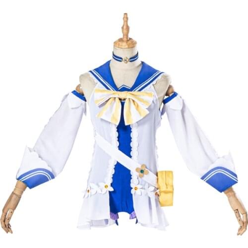 Popular Games Genshin Impact Cosplay Pool Party Barbara Swimsuit Anime Project Women Coat Hat Halloween Costumes Summer Uniform