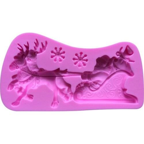 Spot Wholesale Santa Claus Silicone Cake Mold 17-27