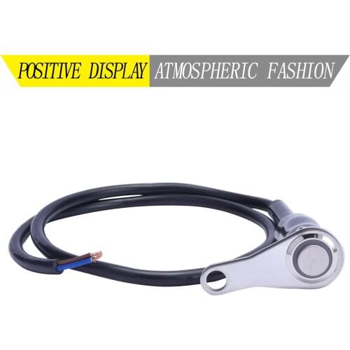 LDDCZENGHUITEC Stainless Steel LED Motorcycle Switch ON-OFF Handlebar Adjustable Mount Waterproof Switch Button DC12V Fog Light