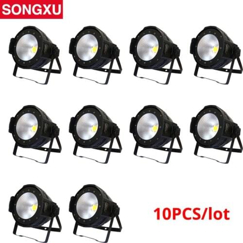 10pcs/lot COB LED Par Light 100W Audience Light White/Warm White 2in1 LED Blinder Par Light for Disco DJ Party/SX-COB100
