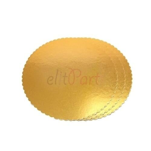 30 cm Gold Cardboard Cake Pads Slim (50 Pcs) 422926726