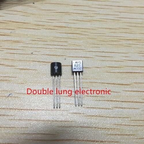 100PCS/lot Original MPSA20 A20 TO92 Amplifier Transistor 100mA, 40V NPN Silicon