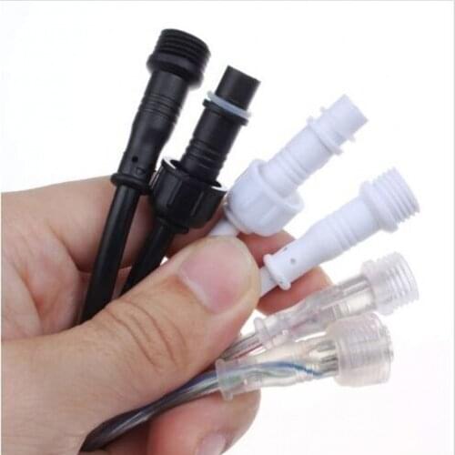 5pcs 2pin 3pin 4pin Connector Male to Female Connector IP68 Waterproof Cable for LED Strips Light Plug Wire