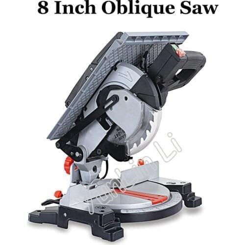 8 Inch Oblique Saw Multi-function Table Saw Cutter Compound Cutting Machine All Copper Motor Miter Saw Electric Saw 92104E