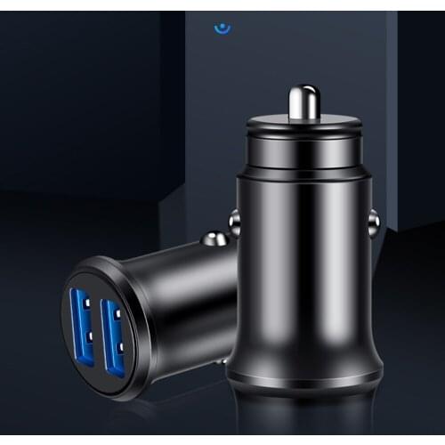 4.8A 5V Car Chargers Fast Charging Dual USB Adapter For toyota camry chr corolla rav4 yaris Prius Auris Avensis Verso Land Cruis