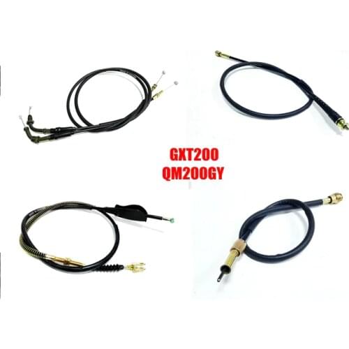 Free shipping moto accessory QM200GY cable for Suzuki motorcycle GXT200 throttle line speed line mileage line clutch line DR200