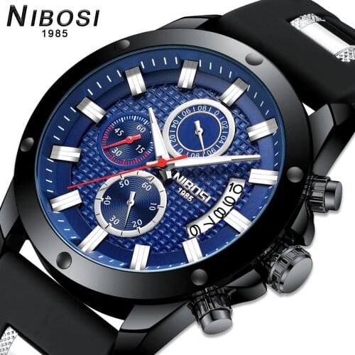 NIBOSI Relogio Masculino clocks Mens Quartz Watches 2020 new fashion sport wrist watch for men Waterproof wristwatch dress male