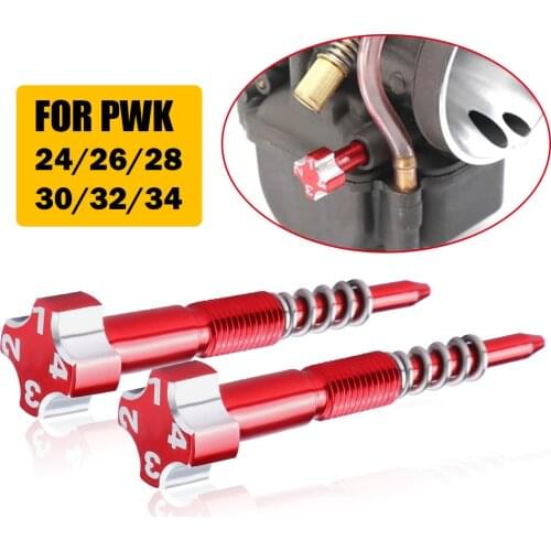 CNC Aluminum Alloy Higher quality Motorcycle Carburetor Air Fuel Mixture Screws For PWK 24 26 28 30 32 34mm Carb