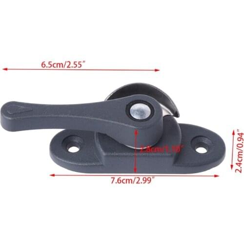 YYSD Alloy Sliding Door Window Sash Security Lock Crescent Type Bidirectional Locks