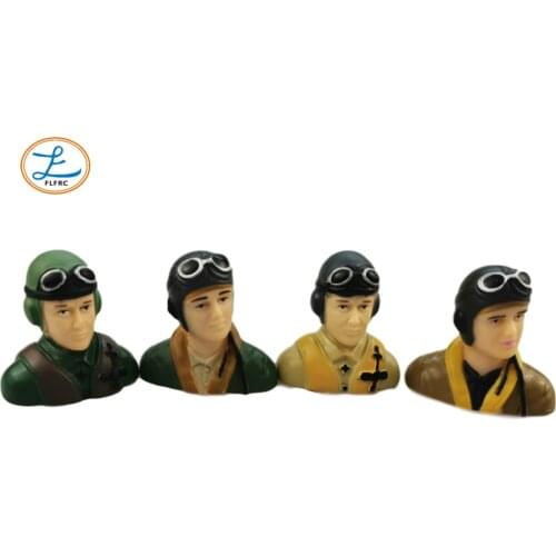 FLFRC 1/9 Pilot Hand Painted for RC Airplanes Model Plane Aircraft Warbird Sport Jet Car Boat Drone Toy Driver