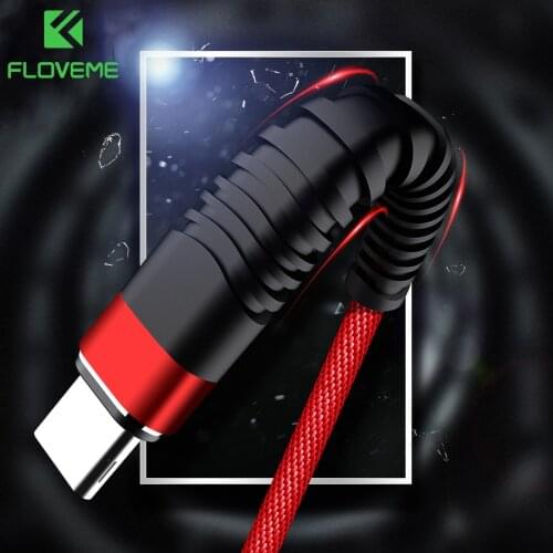 FLOVEME USB Type C Cable For Samsung Galaxy S10 S9 Plus Hi-Tensile USB C Cable For Xiaomi mi9 Redmi note 7 Phone Charger Cabo