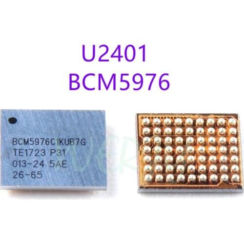 1pcs U2401 BCM5976 Screen Controller ic For iPhone 6 & 6 Plus 6P 6G White Meson Driver Touch ic chip BCM5976C1KUB6G