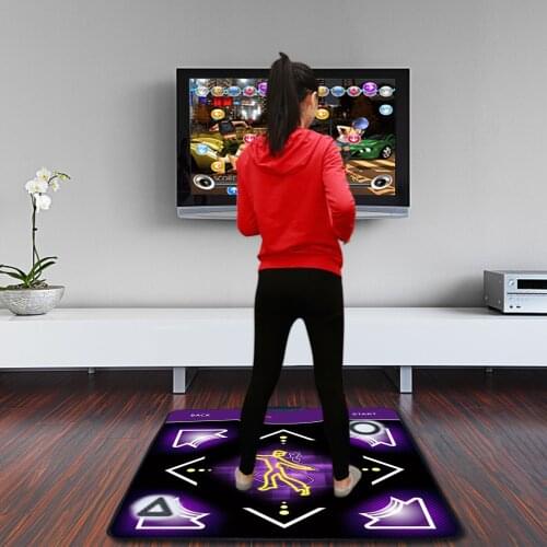 Dance Pad Dancing Step Dance Mats Non-Slip Foot Print dancing blanket sense dancing pads Single User/Double user play mat for PC