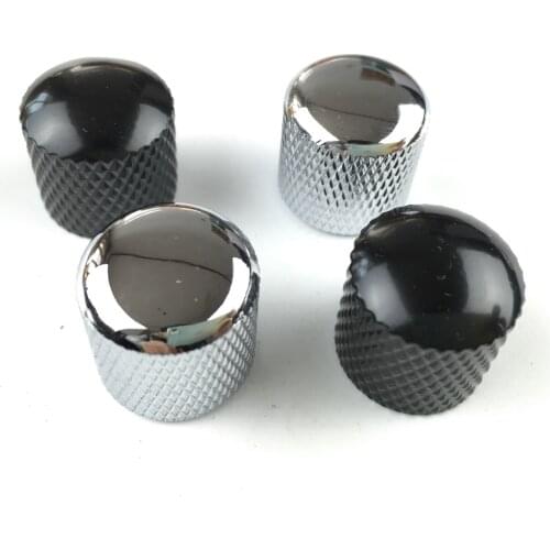 1 Piece Dome Metal volume tone Control Potentiometer(POT) Knobs For Electric Guitar Bass gear switch cap