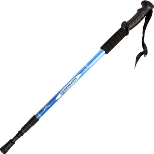 Multifunction Walking Stick Trekking Poles Telescopic Fold Crutches Hiking Stick Crutch Elderly Metal Stick Walking Cane Outdoor