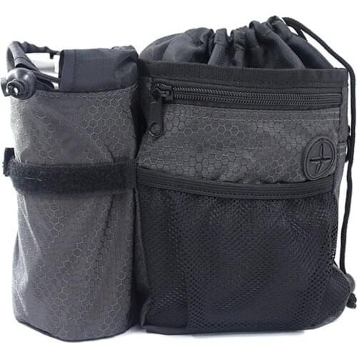 Multifunction Pet Treat Pouch Hands-Free Dog Training Pocket With Poop Bags Dispenser Waist Belt Portable Dog Snack Sided Pocket