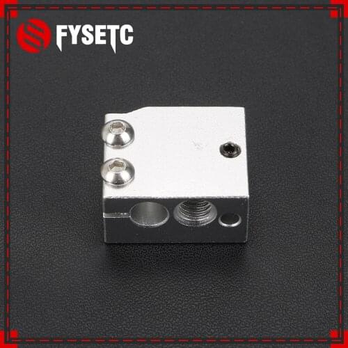 3D Printer Part Volcano V2 Heater Block For E3D Volcano Hotend Compatible PT100 Sensor/Thermistor Cartrodge 3D Printer Upgrade
