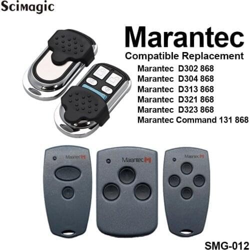 Marantec Garage door remote control 868.3MHz Marantec Digital 302 304 321 323 382 384 gate control garage command 868 MHz opener