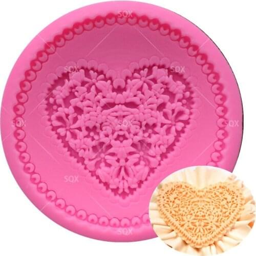 Silicone Cake Mold and Baking Pastry Molds Love Heart Shape Cake Mold Mousse Bread Mould DIY Chocolate cake mold SQ1624