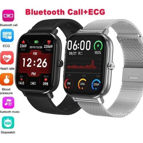 2021 DT35 Smartwatch ECG Heart rate monitor 1.54inch IP67 Waterproof For Xiaomi Huawei Bracelet Smart Watch Fitness Tracker new