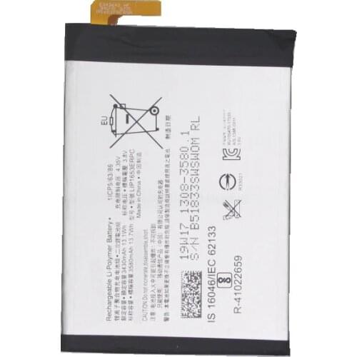 5pcs /lot 3580mAh LIP1653ERPC Replacement Battery For Sony Xperia XA2 Ultra G3421 G3412 XA1 Plus Dual H4213 Batteries