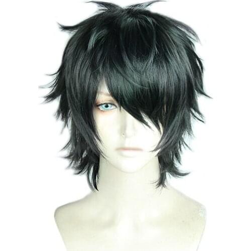 Tooru Fujisaki Yarichin Bitch Bu Club Curly Wig Cosplay Costume Heat Resistant Synthetic Hair Halloween Role Play Wigs