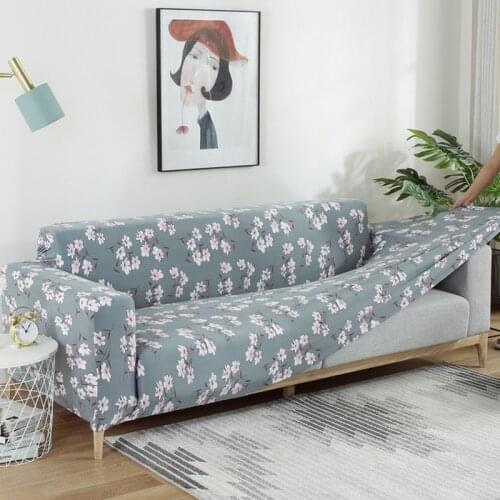 Universal Sofa Cover All-inclusive Dustproof Couch Covers Elastic Single/Two/Three/Four-seater Home Sofas Print Towel Slipcover