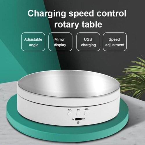 Speed Adjustable Photography Rotating Display Stand Electric Rotating Display Degree Shooting 360 Product For Video Turntab Z0Q9