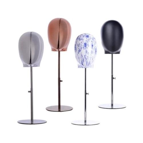 High Quality New Style Male&Female Display Head Mannequin With Base On Show