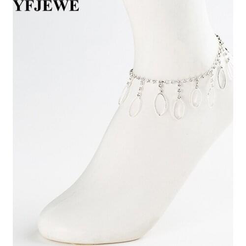 YFJEWE Boho Female Anklets Barefoot Crochet Sandals Foot Jewelry Leg New Anklets On Foot Ankle Bracelets For Women A024