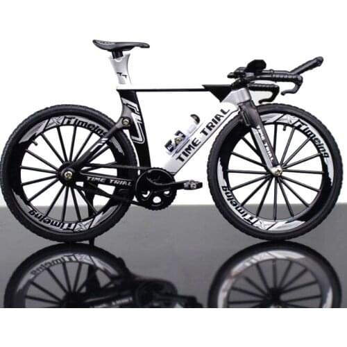 1:10 Scale Metal Curved Racing Cycle Diecast Mountain Bicycle Model Toys Cross Bike Replica Collection F Children Kids Gifts