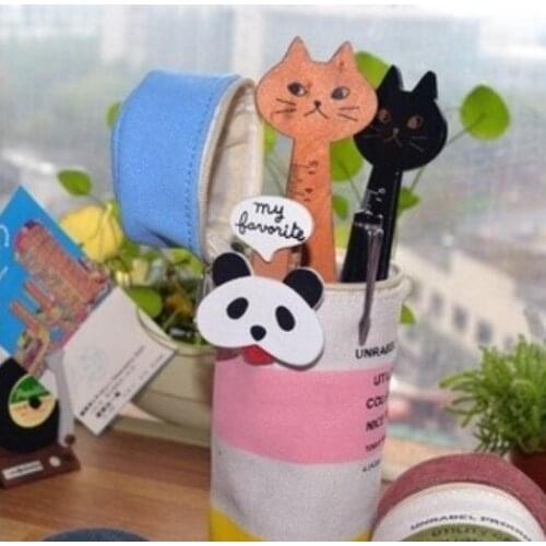 1pcs/lot New clorful strips series Canvas Pencil holder Cute High-capacity clean up bag pwncil bag retail