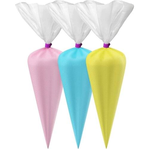 10 PCS Disposable Pastry Bag S/M/L Size Confectionery Bags For Cake Fondant Decorating Kitchen Cream Baking Piping Bag Tools