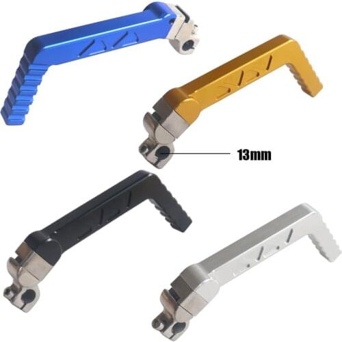 13mm CNC Forged Kick Start Starter Lever Pedal Blue For CRF BBR KLX TTR 50 70cc 110cc 125cc ZS YX LF Engine Dirt Pit Bike Parts